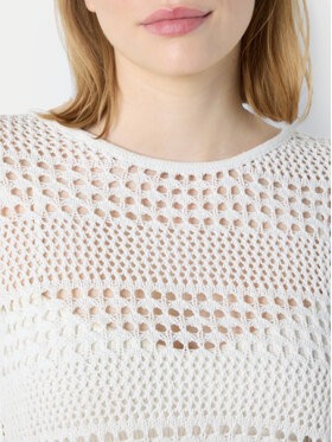 Noisy May Sweter Laika 27029389 Biały Regular Fit