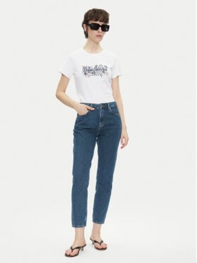 Pepe Jeans T-Shirt Rosalind PL506034 Biały Regular Fit