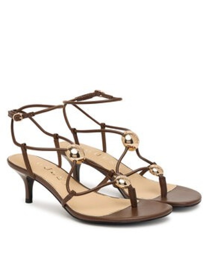 Guess Sandały FLTAYS ELE03 Brązowy