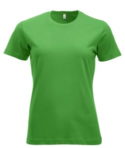 clique New Classic-T Women Damska koszulka bawełniana, nowoczesny krój – apple