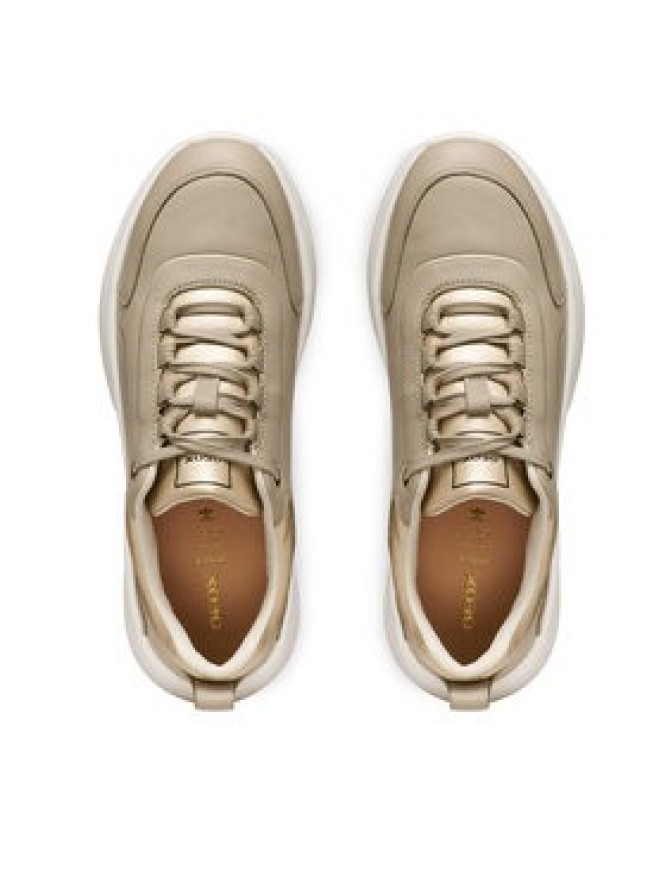 Geox Sneakersy D Xtors D651FA 085NF C5258 Beżowy