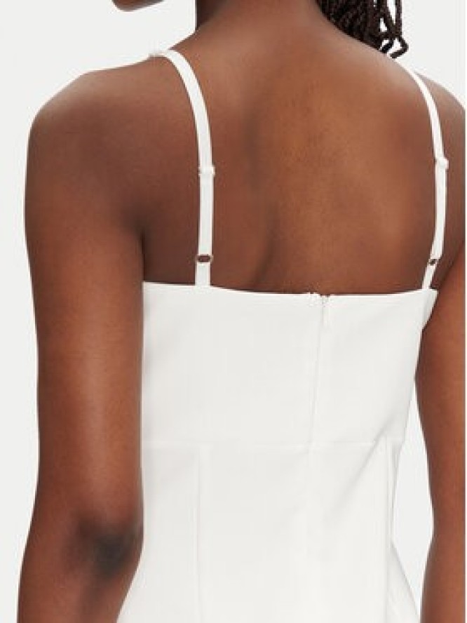 Rinascimento Sukienka koktajlowa CFC0124761003 Écru Regular Fit