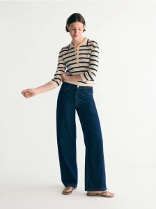 Sweter z wiskozą - wielobarwny