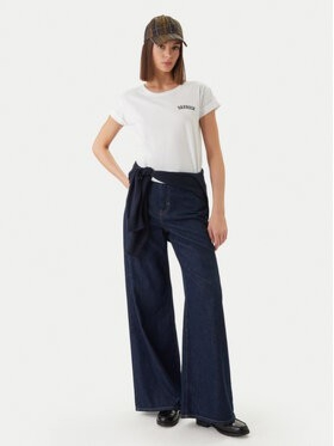 Barbour T-Shirt Bede LTS0718WH11 Biały Regular Fit