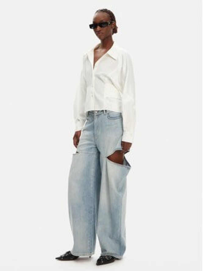 PINKO Koszula Controvento 104594 A2BT Biały Relaxed Fit