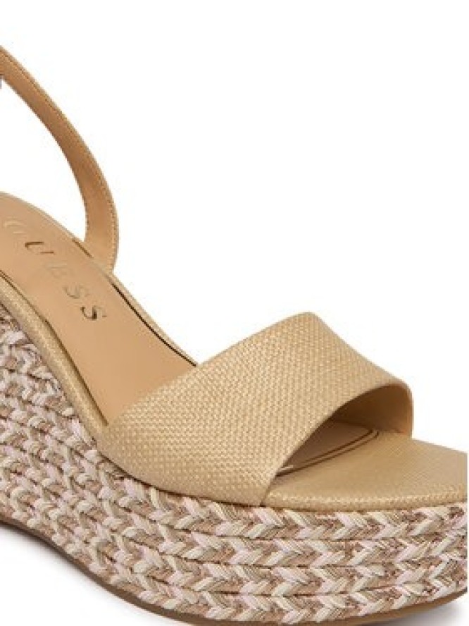 Guess Sandały FLJERL ELE04 Beżowy