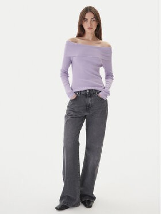 Kontatto Sweter 3M0813C Fioletowy Regular Fit