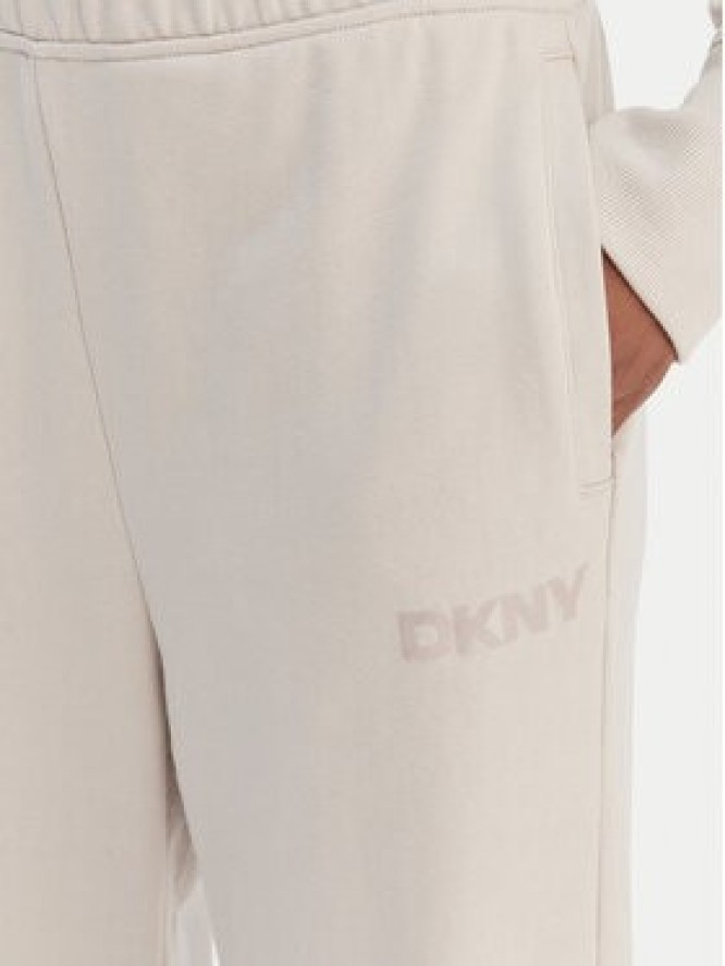 DKNY Sport Spodnie dresowe DP6P3795 Beżowy Regular Fit