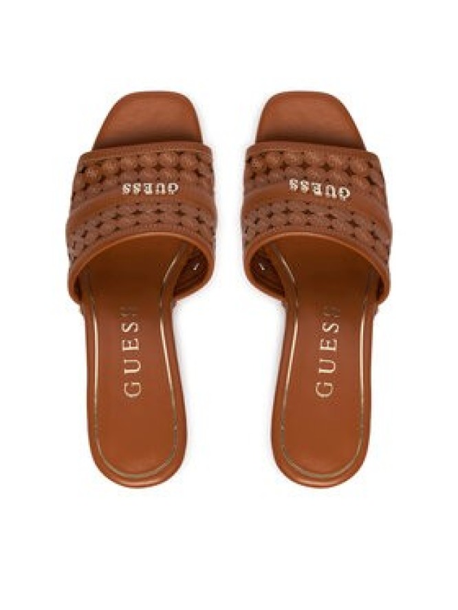 Guess Klapki FLJ2LL LEA04 Brązowy