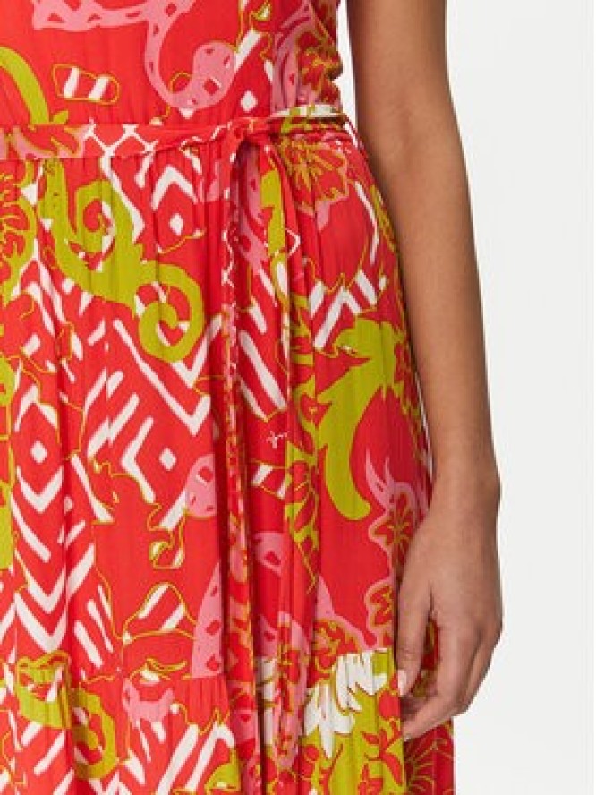 Gaudi Sukienka letnia 511BD15015 Pomarańczowy Regular Fit