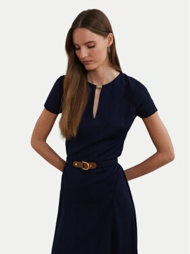 LAUREN RALPH LAUREN Sukienka koktajlowa 200973369001 Granatowy Regular Fit