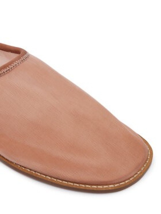 Calvin Klein Baleriny Stretch Ballerina Shoe Spac Mesh HW0HW03041 Koralowy