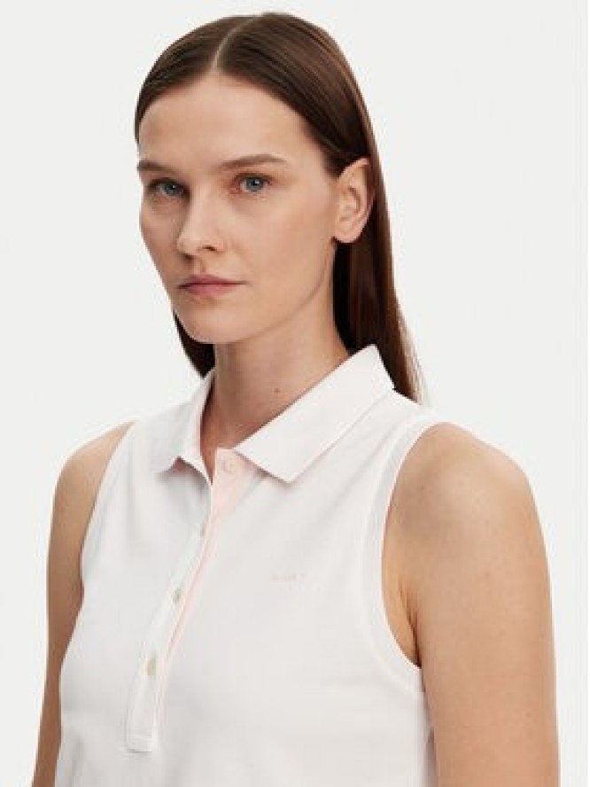 Gant Polo 4200560 Biały Regular Fit
