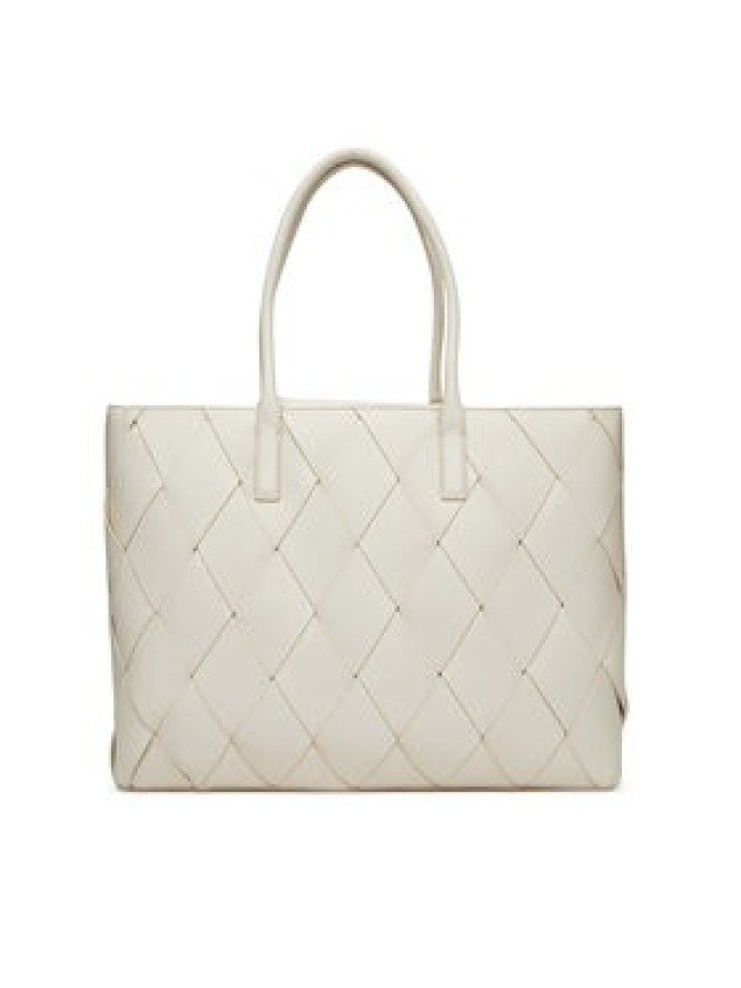 Calvin Klein Torebka Ck Woven Medium Shopper K60K612994 Biały