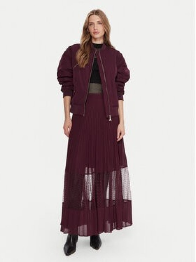 TWINSET Spódnica maxi 252TP2642 Fioletowy Regular Fit