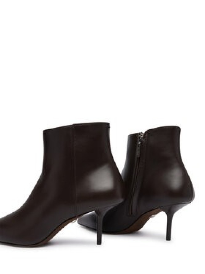 Max Mara Botki Mxalightbootie 2624796032600 Brązowy ciemny