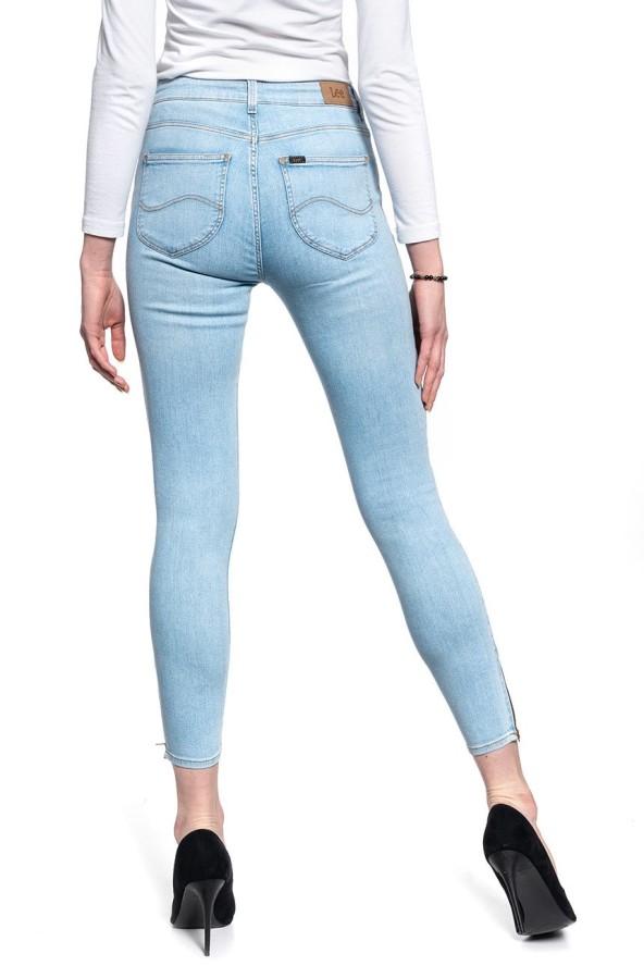 SPODNIE DAMSKIE LEE SCARLETT HIGH LIGHT COROVAL L31BMFOC 112107027