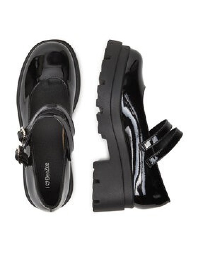 DeeZee Półbuty 8-3-B Czarny