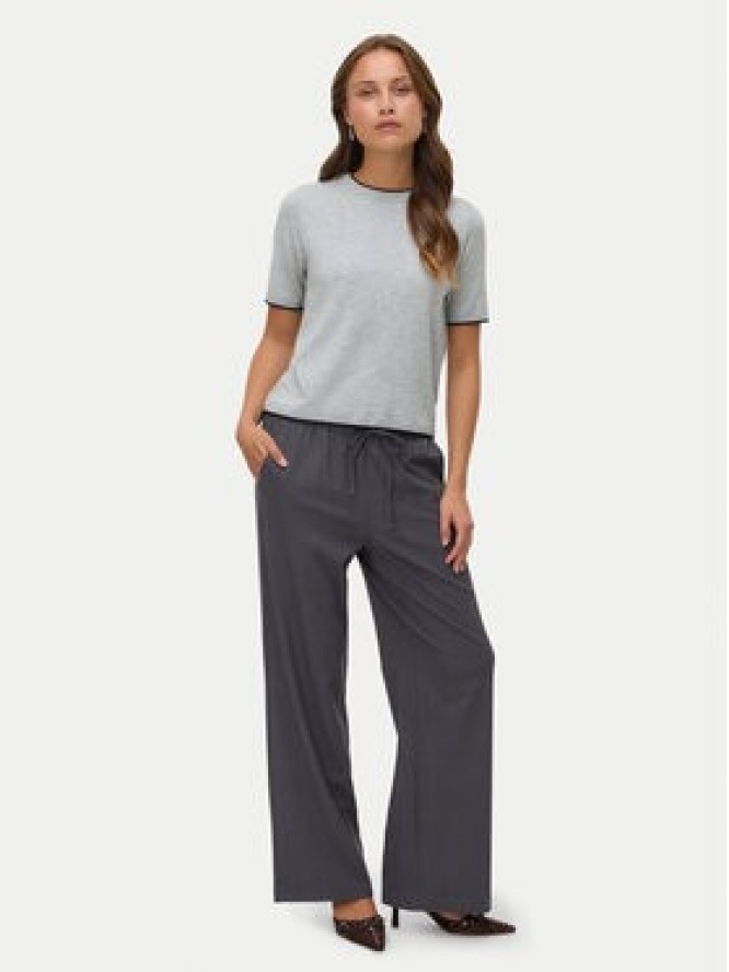 Vero Moda Spodnie materiałowe Milly 10331924 Szary Wide Leg