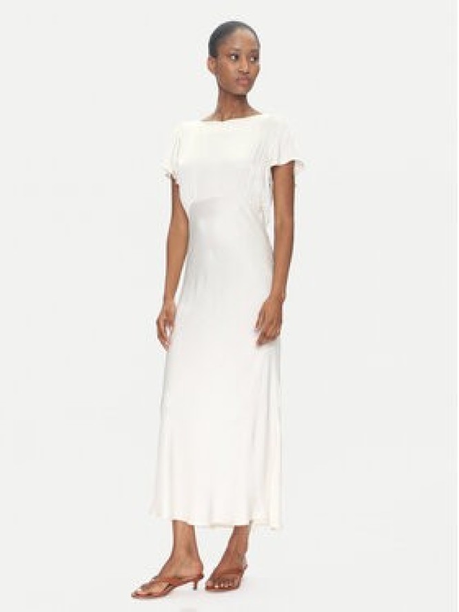 ViCOLO Sukienka wieczorowa TD0767 Écru Regular Fit