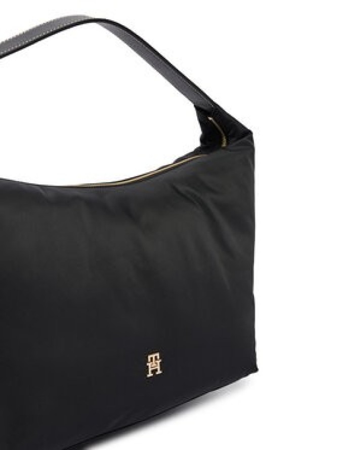 Tommy Hilfiger Torebka Th Go Hobo Nylon AW0AW18229 Czarny