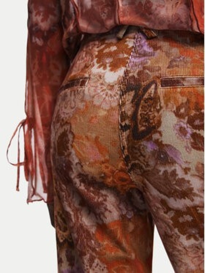 Desigual Spodnie materiałowe Romantica 25WWPW02 Pomarańczowy Regular Fit