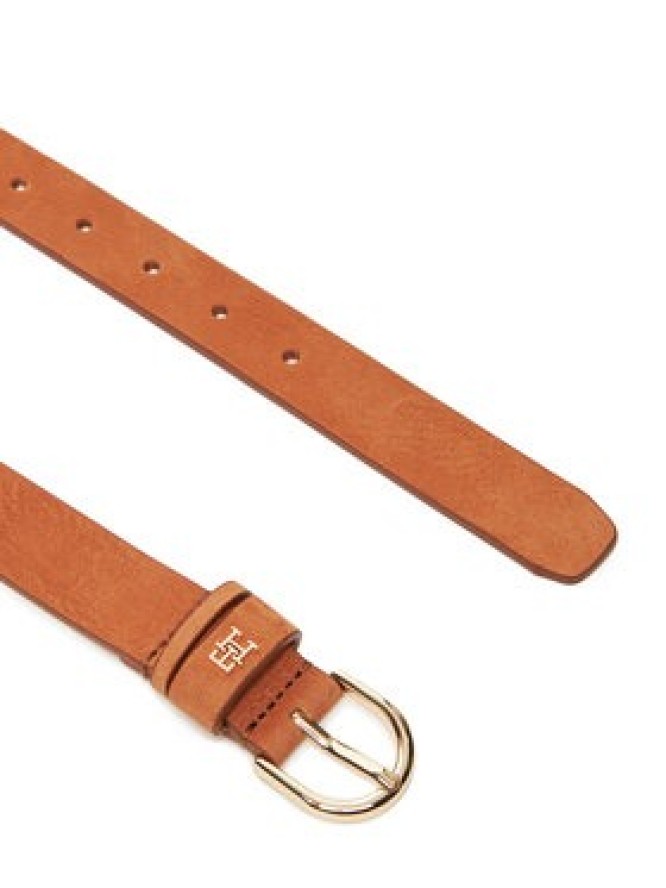 Tommy Hilfiger Pasek Damski Essential Effortless 2.5 Nubuck AW0AW17930 Brązowy