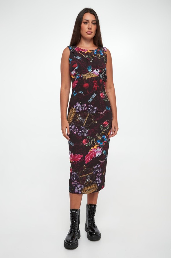 Sukienka midi VERSACE JEANS COUTURE