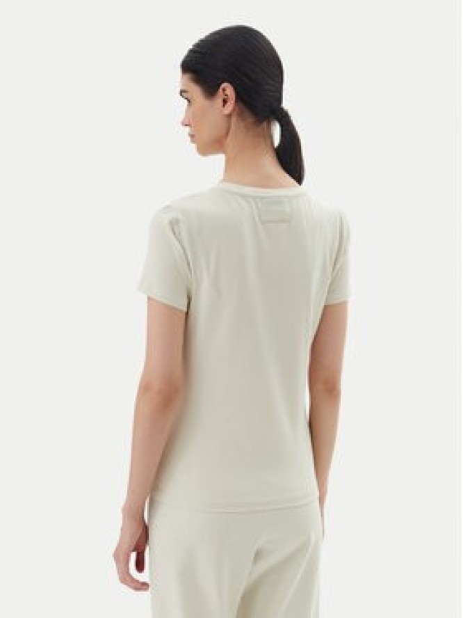 EA7 Emporio Armani T-Shirt 7W000133 AF10373 U1112 Beżowy Regular Fit