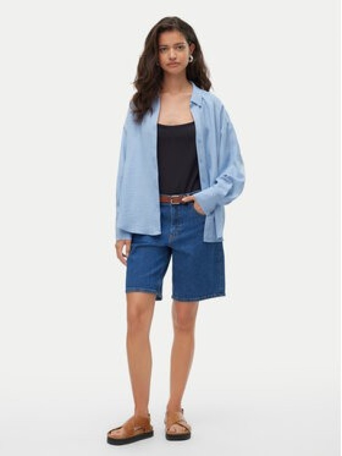 Vero Moda Koszula Melaney 10316389 Niebieski Loose Fit