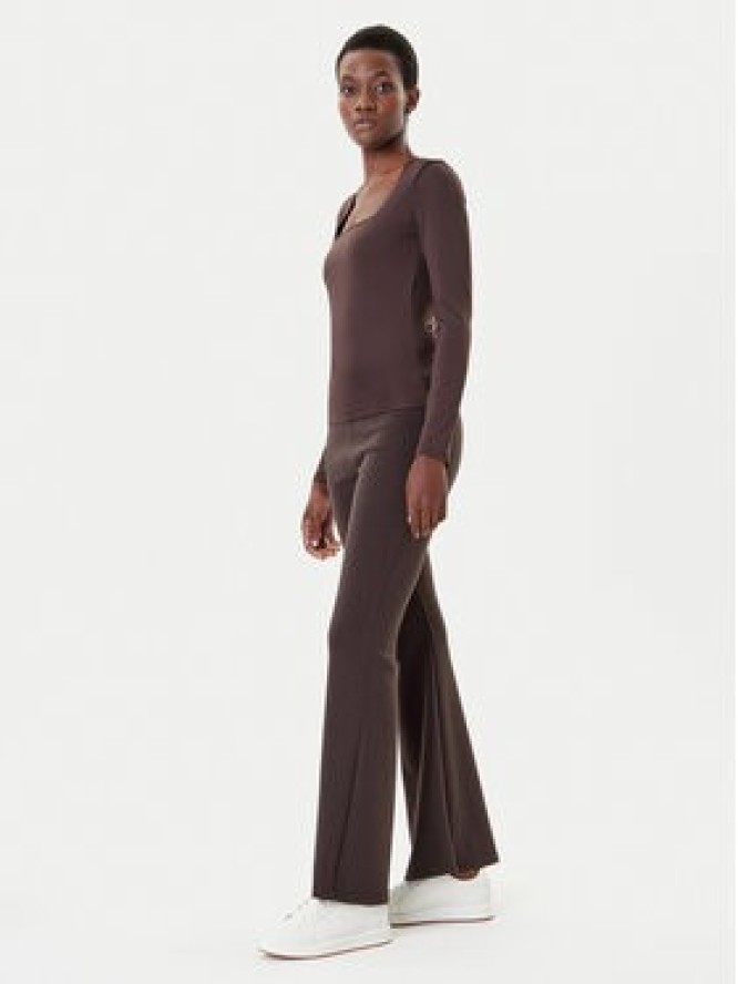 ONLY Legginsy Scarlet 15357949 Brązowy Flared Fit