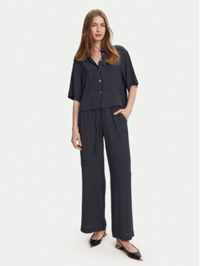 Marella Koszula Ouvert 2513111154 Granatowy Regular Fit