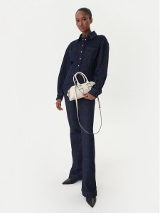 PINKO Torebka Bowling Bag Baguette AI 25-26 PLTT 105334 A0QO Écru