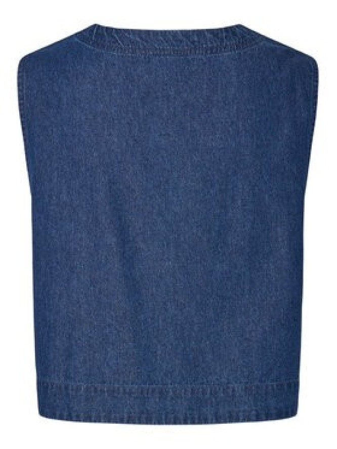 Pieces Top Tenim 17157936 Granatowy Regular Fit