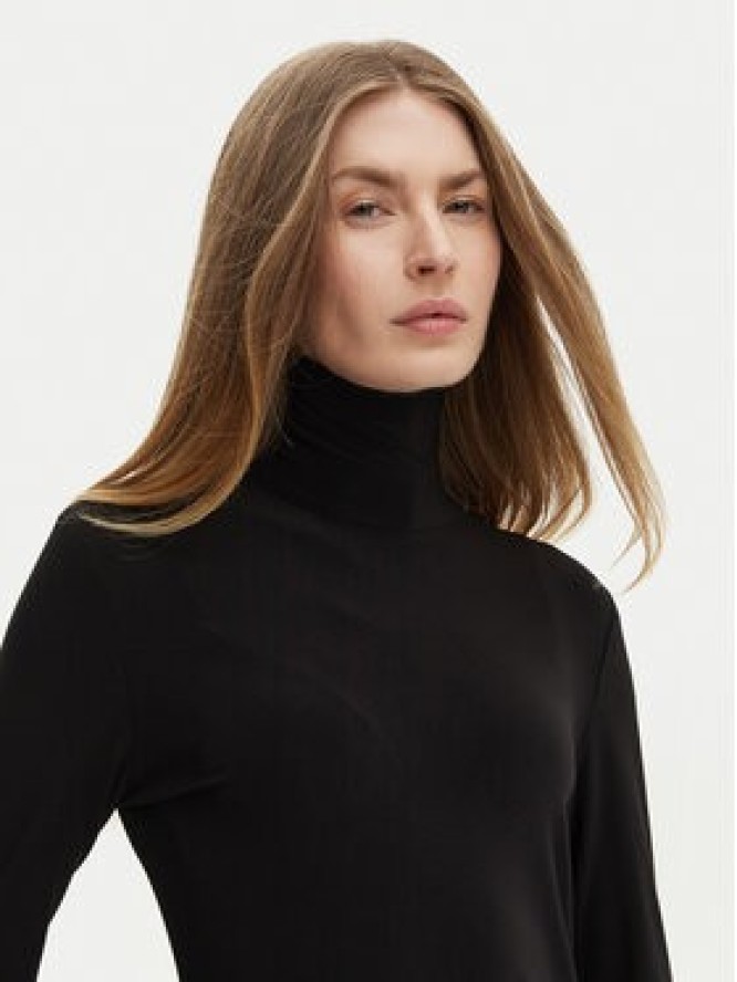 NORMA KAMALI Sukienka codzienna KK3243PLF35001 Czarny Slim Fit