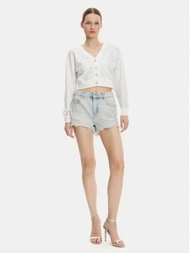 Guess Kardigan W5GR08 Z3MN2 Biały Regular Fit