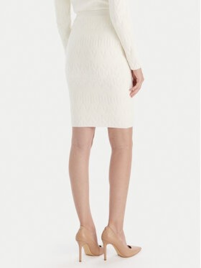 Marciano Guess Spódnica ołówkowa 5BGD00 5661Z Écru Slim Fit