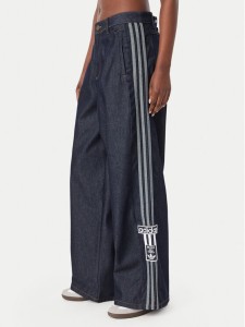 adidas Jeansy Adibreak Mid Rise Wide Leg Denim Pant KT2650 Niebieski Wide Leg