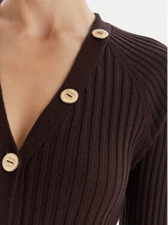 TWINSET Sukienka dzianinowa 252TT3400 Brązowy Slim Fit