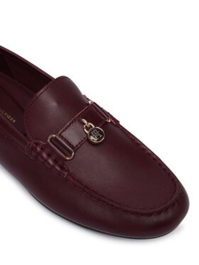 Tommy Hilfiger Mokasyny Enamel Charm Leather FW0FW09532 Brązowy