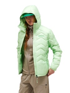 Kurtka Peak Performance damska Elevate Liner Hood Jacket zielona - XS