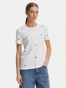 ONLY T-Shirt Ketty 15288473 Biały Regular Fit