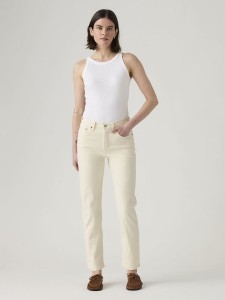 Levi's Dżinsy - Slim fit - w kolorze kremowym rozmiar: W27/L26