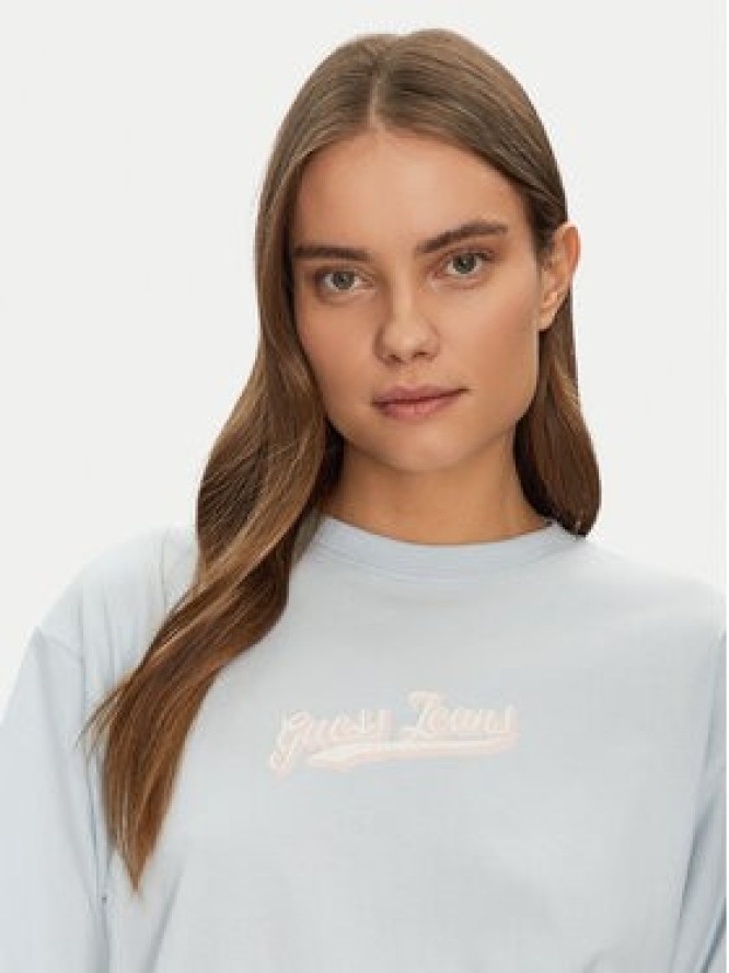 Guess Jeans T-Shirt W5GI29 K8HM0 Niebieski Regular Fit