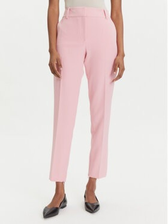 HUGO Spodnie materiałowe Hedima-1 50544742 Różowy Slim Fit