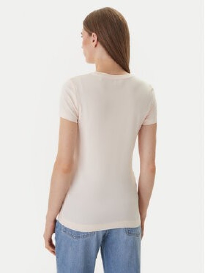 Guess T-Shirt W5GI04 J1314 Różowy Slim Fit