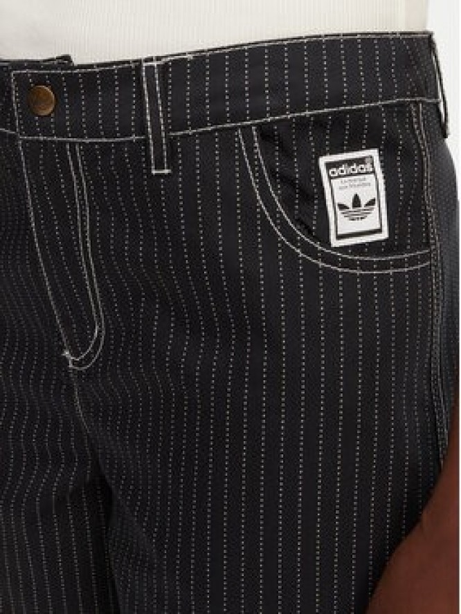 adidas Jeansy Allover Print JJ3140 Szary Regular Fit