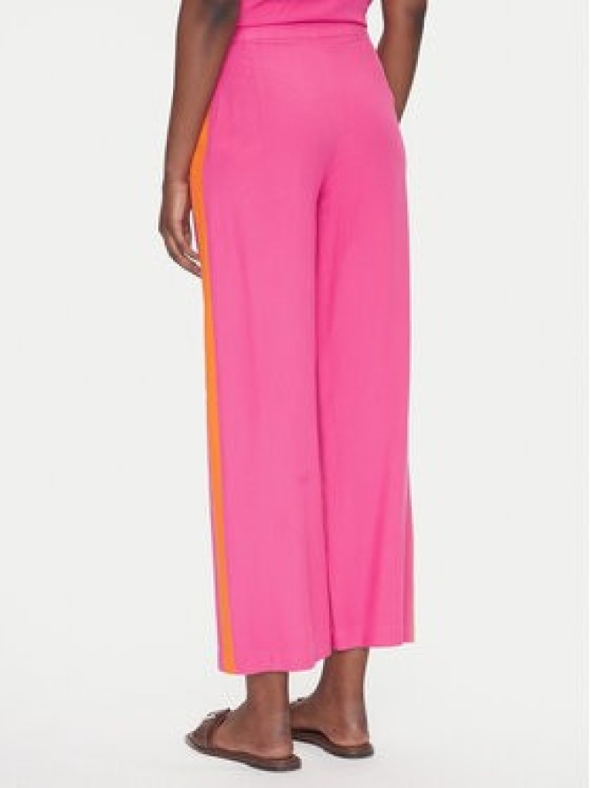 LOLA CASADEMUNT Spodnie materiałowe LS2514015 Różowy Relaxed Fit