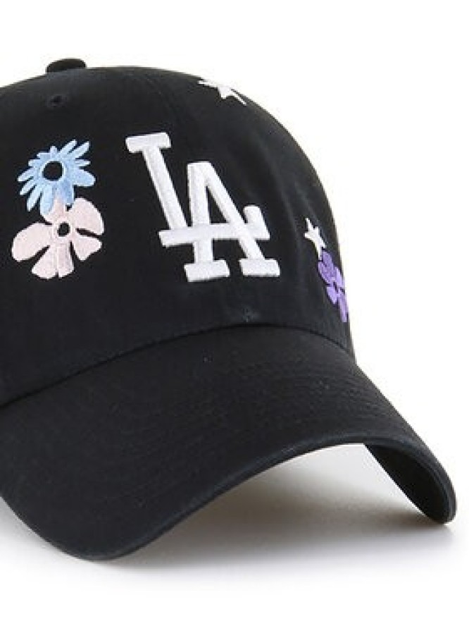 47 Brand Czapka z daszkiem MLB Los Angeles Dodgers B-FLRAC12GWS Czarny