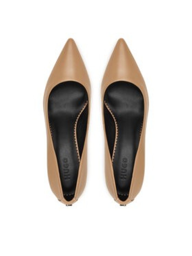 HUGO Czółenka Devany_1 50557663 Beżowy